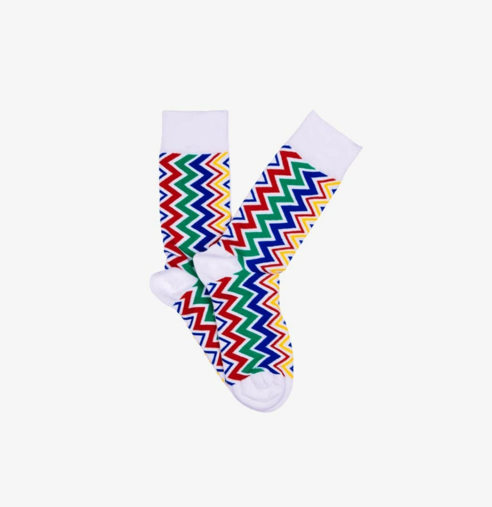 Ziggy White Socks (L)