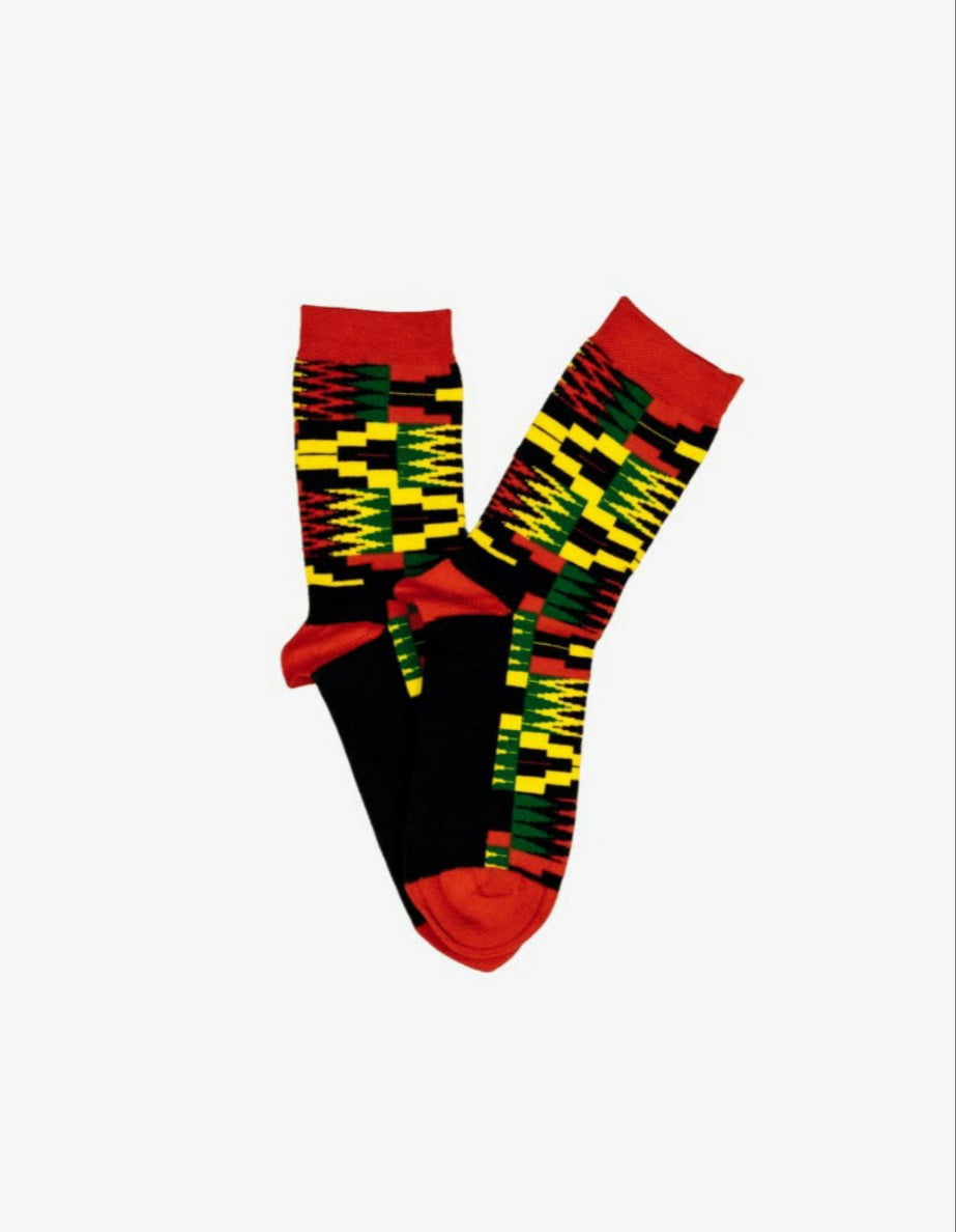 Kids Zion Red Socks (Age 3-5)