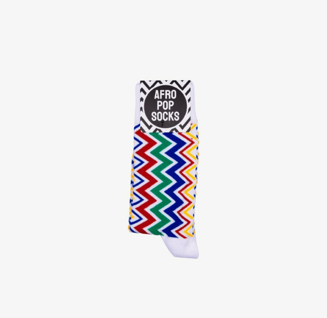 Ziggy White Socks (L)