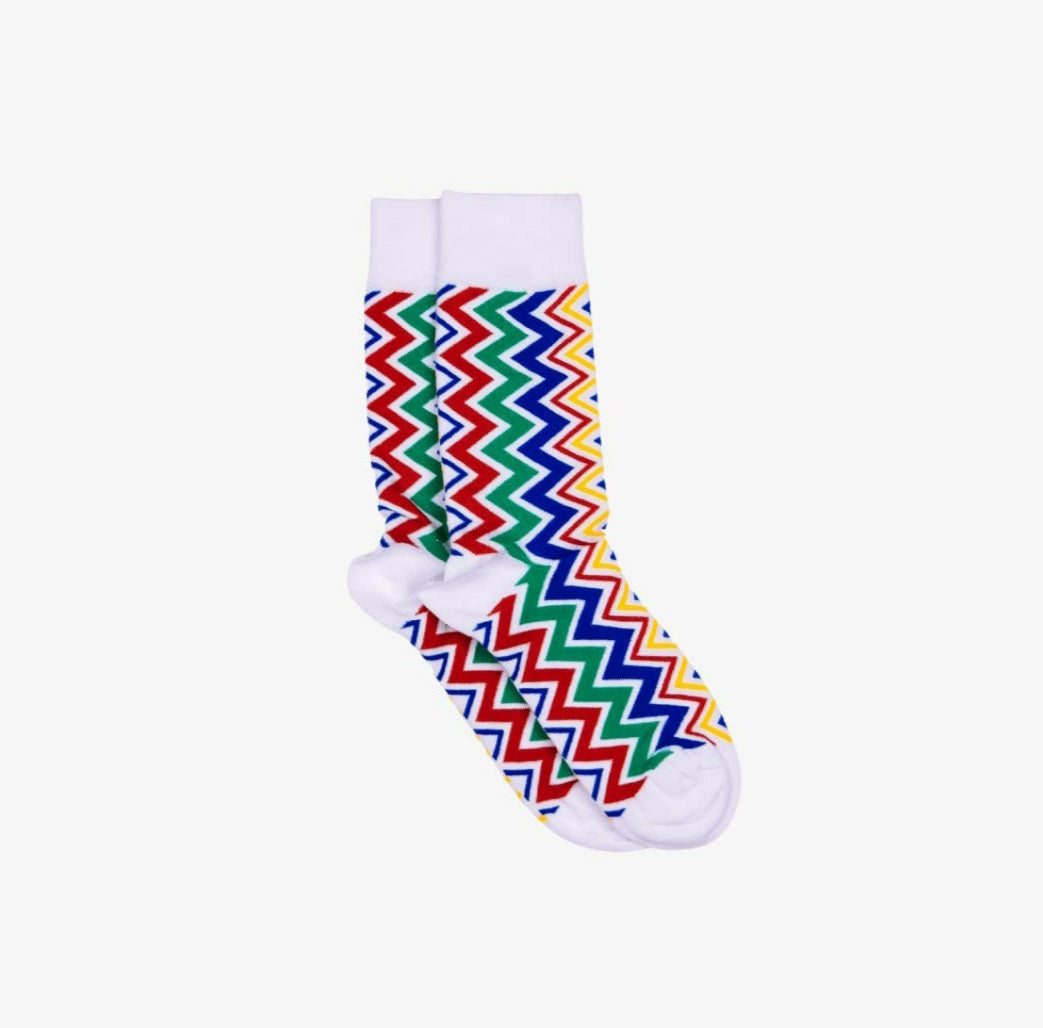 Ziggy White Socks (M)