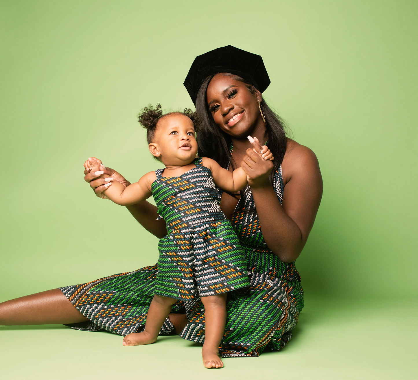 Green Block Mommy and Me