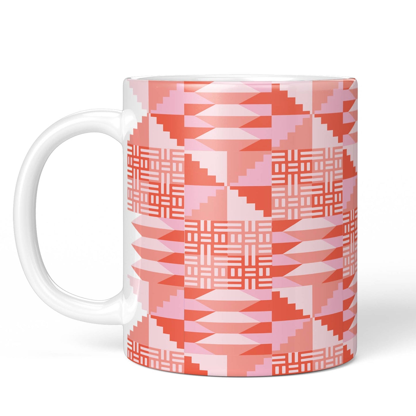 Pink Kente Mug