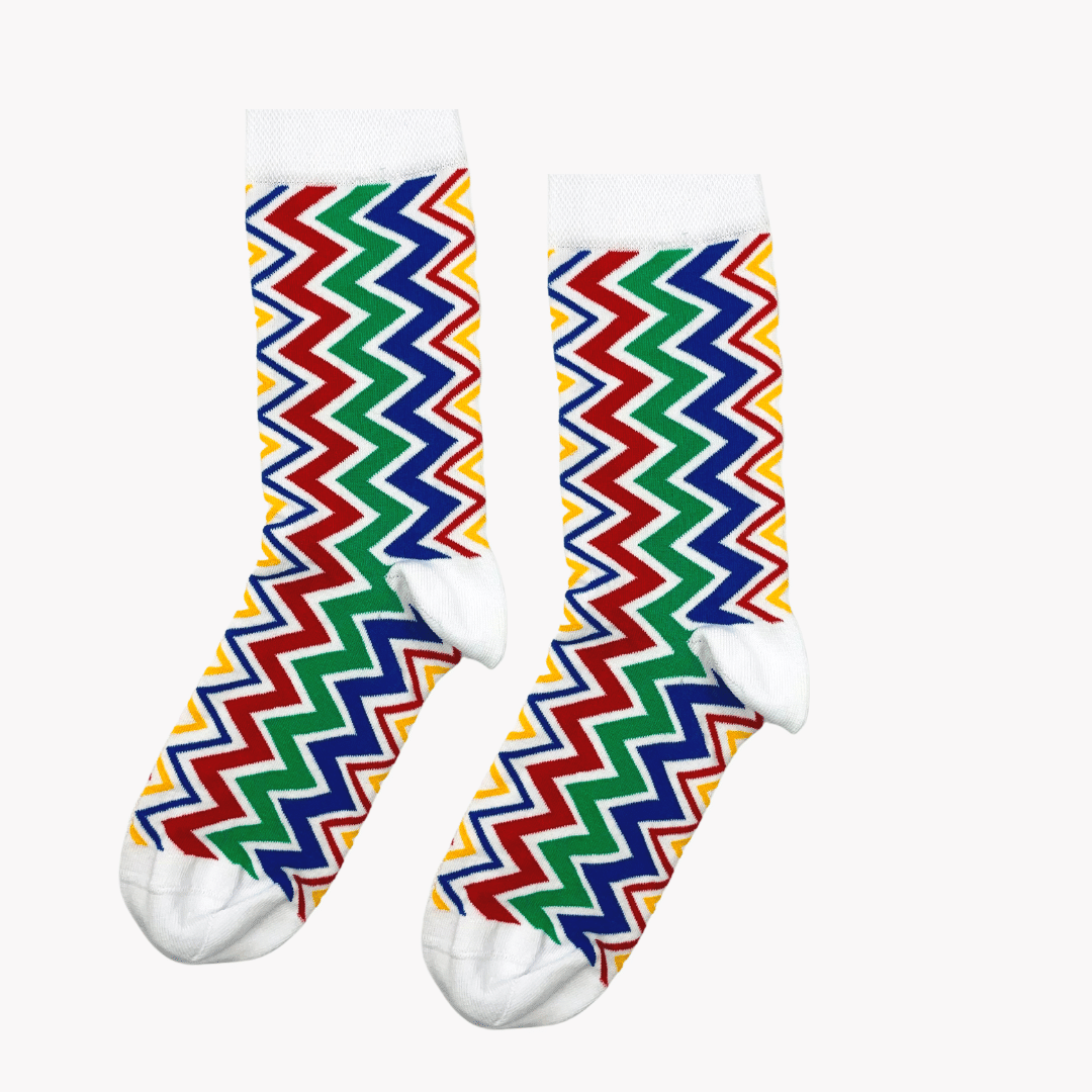 Ziggy White Socks (M)